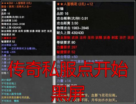 传奇私服点开始黑屏解决方法_完美国际私服黑屏原因排查_传奇私服点开始黑屏