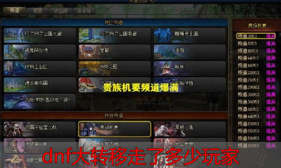 DNF大转移流失40%活跃账号原因_DNF大转移对老玩家装备和心血的影响_dnf大转移走了多少玩家