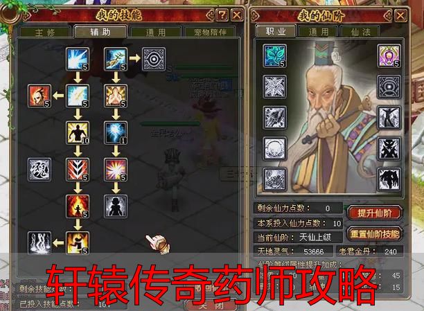 治愈术技能等级加满_轩辕传奇药师攻略_轩辕传奇药师攻略